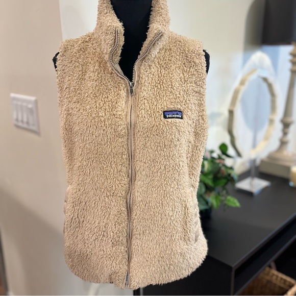 Patagonia Los Gatos Cream/Tan Vest Large - Picture 3 of 6